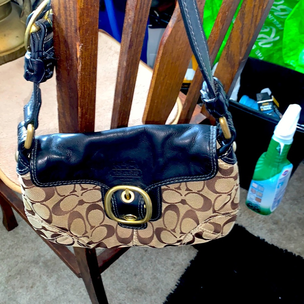 Coach clutch hand bag